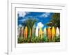 Surfer's Paradise - Hawaii-null-Framed Art Print