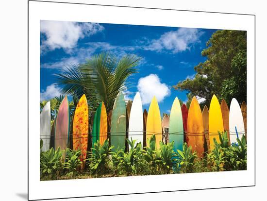 Surfer's Paradise - Hawaii-null-Mounted Art Print