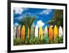 Surfer's Paradise - Hawaii-null-Framed Art Print