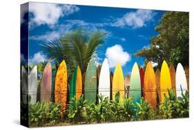 Surfer's Paradise - Hawaii-null-Stretched Canvas