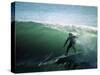 Surfer Silhouette-null-Stretched Canvas