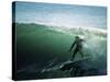 Surfer Silhouette-null-Stretched Canvas