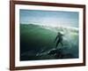 Surfer Silhouette-null-Framed Photographic Print