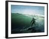 Surfer Silhouette-null-Framed Photographic Print