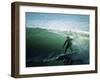 Surfer Silhouette-null-Framed Photographic Print