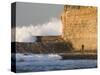 Surfer Sizing Up the Challenge, Santa Cruz Coast, California, USA-Tom Norring-Stretched Canvas