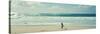 Surfer Standing on the Beach, North Shore, Oahu, Hawaii, USA-null-Stretched Canvas