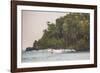 Surfer Surfing at Sunset at Mirissa Beach, South Coast, Sri Lanka, Southern Province, Asia-Matthew Williams-Ellis-Framed Photographic Print