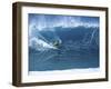 Surfer Surfing-null-Framed Premium Photographic Print