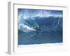 Surfer Surfing-null-Framed Premium Photographic Print