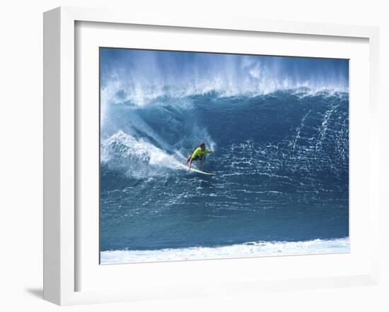 Surfer Surfing-null-Framed Photographic Print