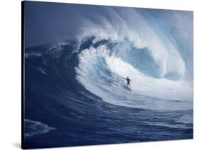 Surfer Surfing-null-Stretched Canvas