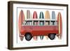 Surfer Van-Edward M. Fielding-Framed Art Print