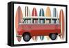 Surfer Van-Edward M. Fielding-Framed Stretched Canvas