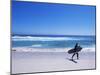 Surfer Walking with His Board on Kommetjie Beach, Cape Town, South Africa, Africa-Yadid Levy-Mounted Photographic Print