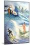 Surfers, 2012-Alex Williams-Mounted Giclee Print