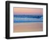 Surfers at Dusk, Gold Coast, Queensland, Australia-David Wall-Framed Photographic Print