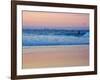 Surfers at Dusk, Gold Coast, Queensland, Australia-David Wall-Framed Photographic Print