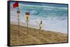 Surfers at Sunset Beach, Oahu, Hawaii, USA-Charles Crust-Framed Stretched Canvas