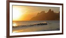 Surfers at Sunset on Ipanema Beach, Rio De Janeiro, Brazil-null-Framed Photographic Print