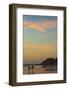 Surfers at Sunset on Playa Guiones Surf Beach-Rob Francis-Framed Photographic Print