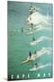 Surfers, Cape May, New Jersey-null-Mounted Art Print