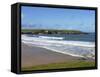 Surfers, Harlyn Bay, Cornwall, England, United Kingdom, Europe-Jeremy Lightfoot-Framed Stretched Canvas
