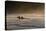 Surfers Make their Way to the Ocean Camburi Beach at Sunrise-Alex Saberi-Stretched Canvas