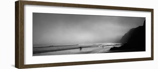 Surfers on the Beach, Point Reyes National Seashore, Marin County, California, USA-null-Framed Photographic Print