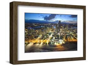 Surfers Paradise aerials.-John Gollings-Framed Photo