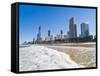 Surfers Paradise Beach and High Rise Buildings, the Gold Coast, Queensland, Australia, Pacific-Matthew Williams-Ellis-Framed Stretched Canvas