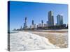 Surfers Paradise Beach and High Rise Buildings, the Gold Coast, Queensland, Australia, Pacific-Matthew Williams-Ellis-Stretched Canvas