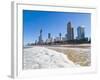 Surfers Paradise Beach and High Rise Buildings, the Gold Coast, Queensland, Australia, Pacific-Matthew Williams-Ellis-Framed Photographic Print