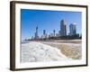Surfers Paradise Beach and High Rise Buildings, the Gold Coast, Queensland, Australia, Pacific-Matthew Williams-Ellis-Framed Photographic Print