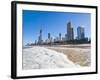 Surfers Paradise Beach and High Rise Buildings, the Gold Coast, Queensland, Australia, Pacific-Matthew Williams-Ellis-Framed Photographic Print