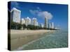 Surfers Paradise Beach, Gold Coast, Queensland, Australia-Robert Francis-Stretched Canvas