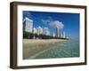 Surfers Paradise Beach, Gold Coast, Queensland, Australia-Robert Francis-Framed Photographic Print