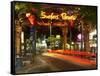 Surfers Paradise Sign, Gold Coast, Queensland, Australia-David Wall-Framed Stretched Canvas