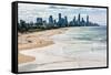 Surfers Paradise skyline, Gold Coast, Queensland, Australia-Mark A Johnson-Framed Stretched Canvas