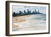 Surfers Paradise skyline, Gold Coast, Queensland, Australia-Mark A Johnson-Framed Photographic Print