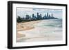 Surfers Paradise skyline, Gold Coast, Queensland, Australia-Mark A Johnson-Framed Photographic Print