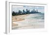 Surfers Paradise skyline, Gold Coast, Queensland, Australia-Mark A Johnson-Framed Photographic Print