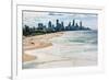 Surfers Paradise skyline, Gold Coast, Queensland, Australia-Mark A Johnson-Framed Photographic Print