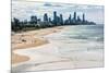 Surfers Paradise skyline, Gold Coast, Queensland, Australia-Mark A Johnson-Mounted Photographic Print