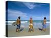 Surfers, Praia Do Amor, Pipa, Natal, Rio Grande Do Norte State, Brazil, South America-Sergio Pitamitz-Stretched Canvas