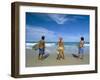 Surfers, Praia Do Amor, Pipa, Natal, Rio Grande Do Norte State, Brazil, South America-Sergio Pitamitz-Framed Photographic Print