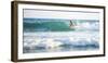 Surfers surfing on a beach, Nosara, Guanacaste Province, Pacific Coast, Costa Rica-Matthew Williams-Ellis-Framed Photographic Print