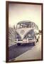 Surfers Vintage VW Bus-Edward M. Fielding-Framed Photographic Print