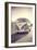 Surfers Vintage VW Bus-Edward M. Fielding-Framed Photographic Print