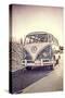 Surfers Vintage VW Bus-Edward M. Fielding-Stretched Canvas